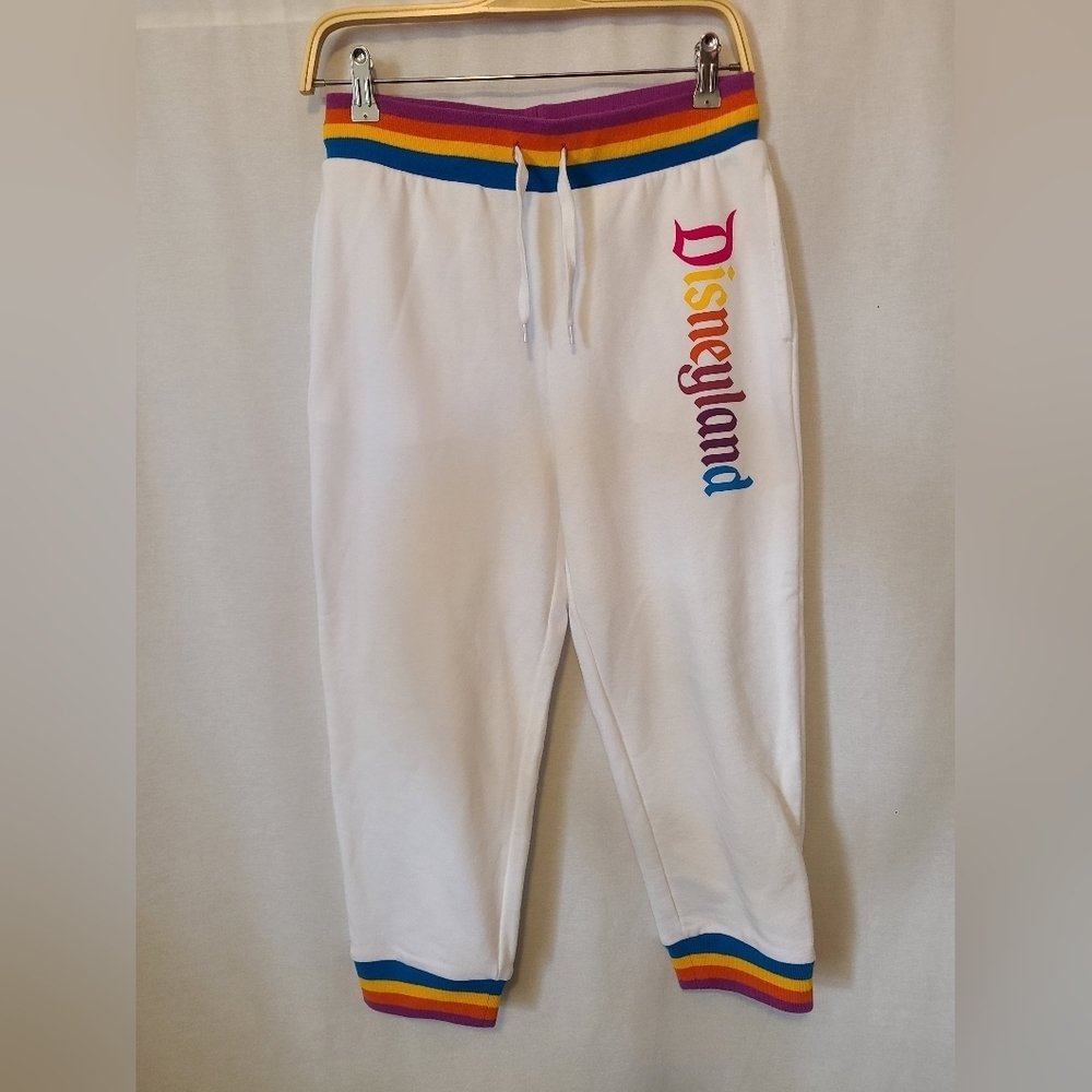 Disney Parks Disney Land cropped Capri track pants Size small womens
